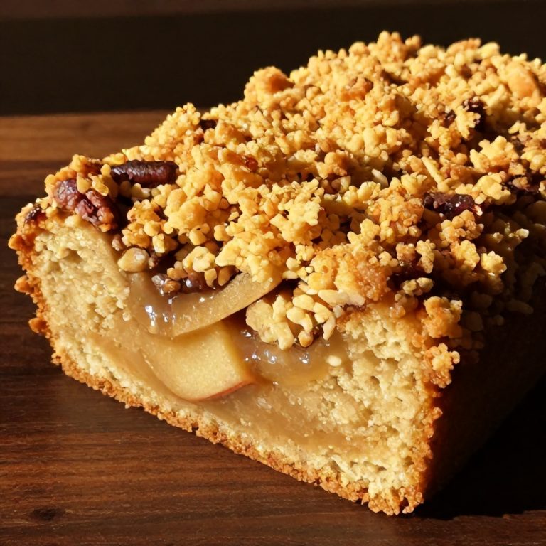Easy Pecan Apple Crisp Coffee Cake