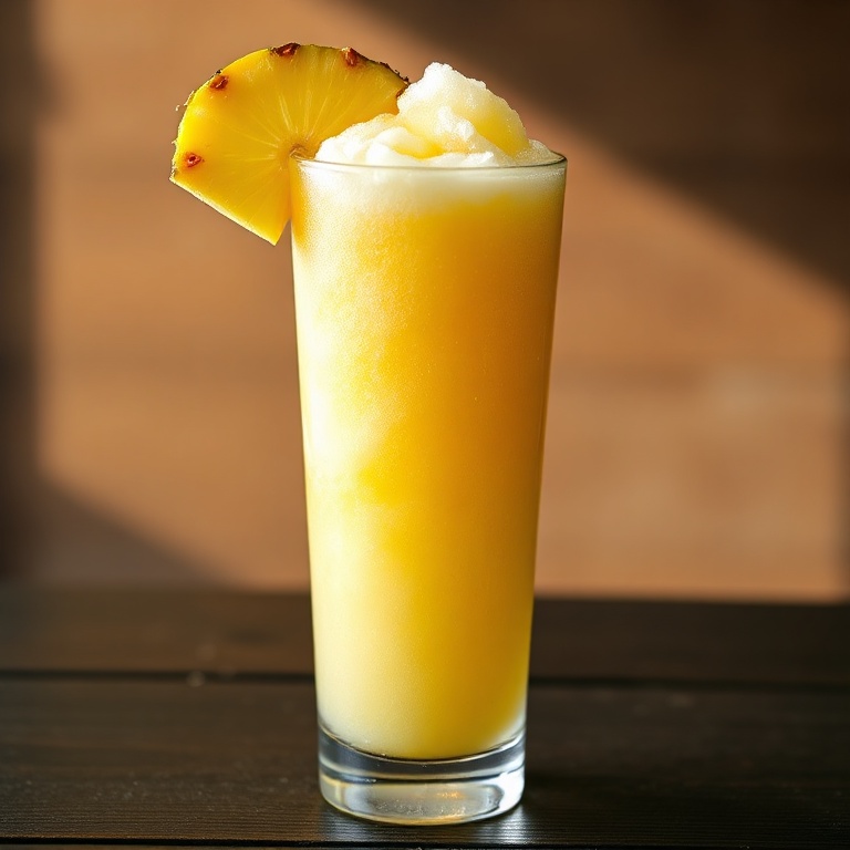 easy pineapple rum slush