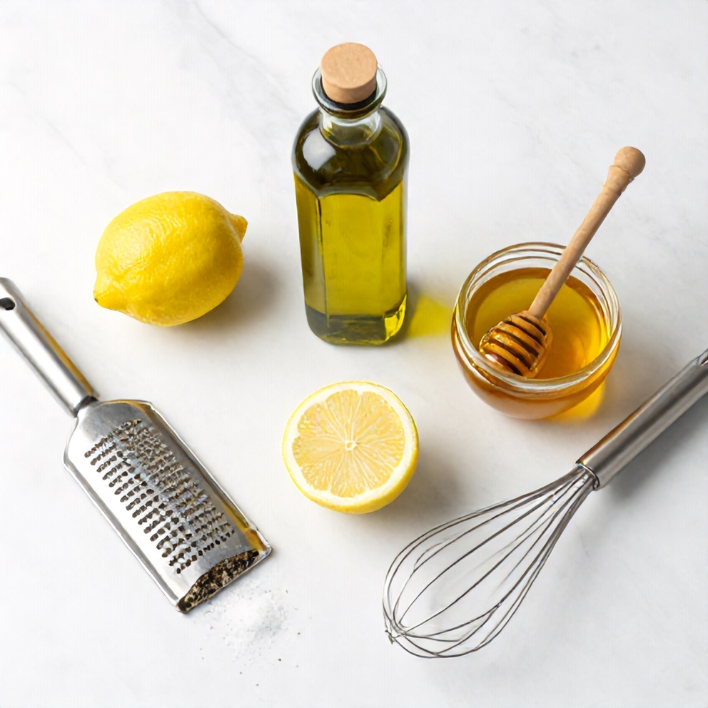 Ingredients for Easy Quick Lemon Vinaigrette