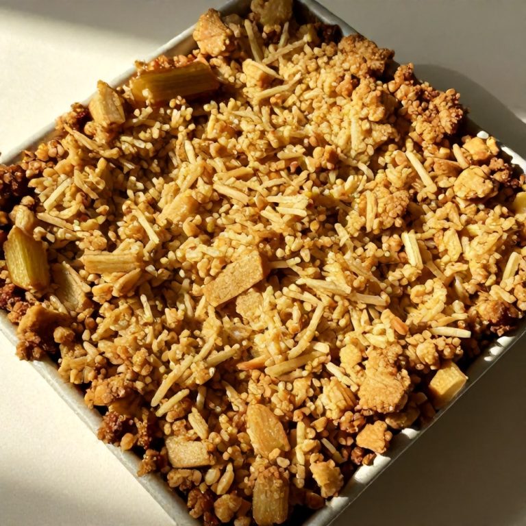 Easy Rhubarb Crisp