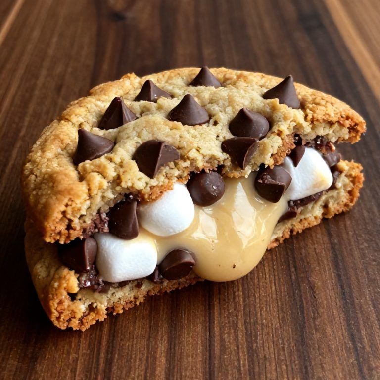 Easy S'mores Cookie Cake