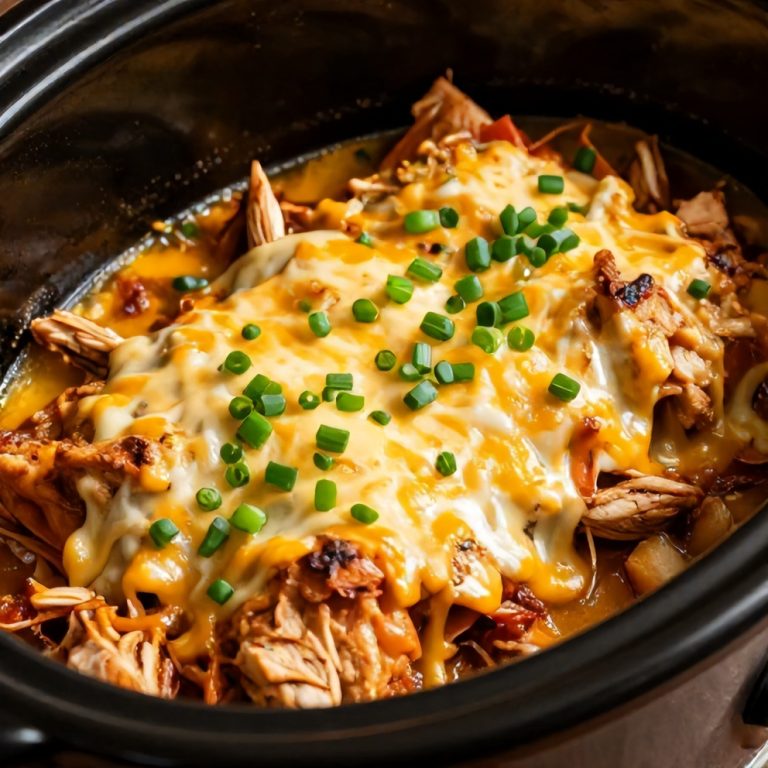 Easy Slow Cooker Chicken Enchiladas