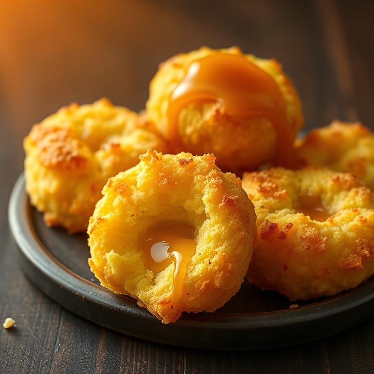 easy southern honey butter cornbread poppers