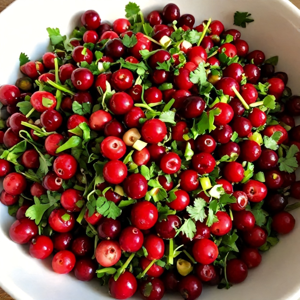 Easy Spicy Cranberry Salsa