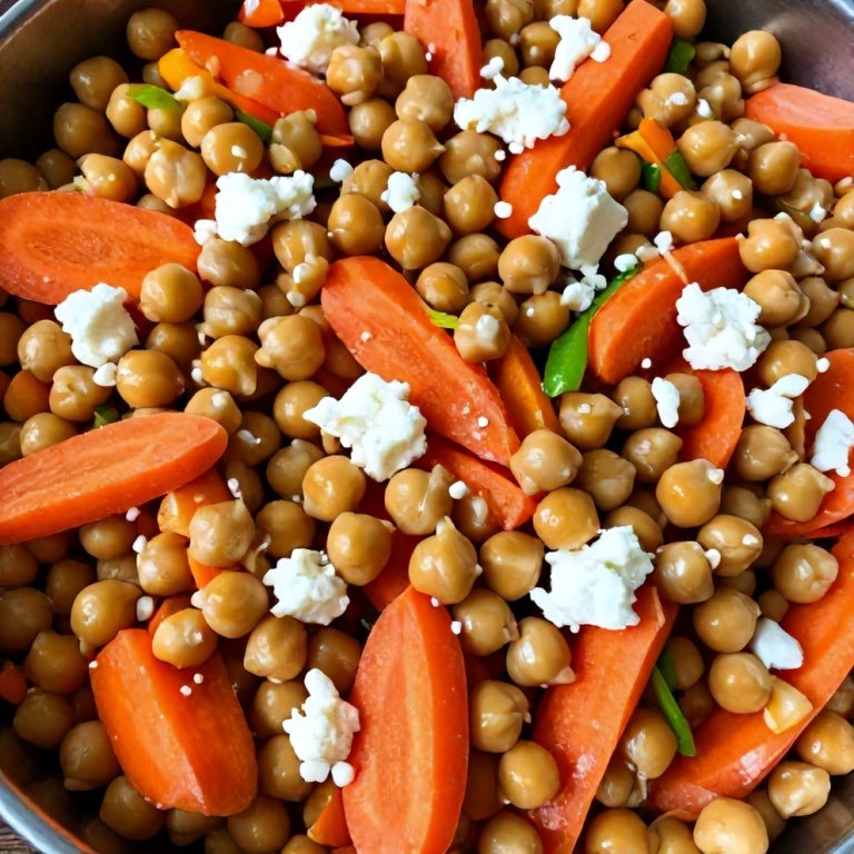 Easy Spring Carrot and Chickpea Salad