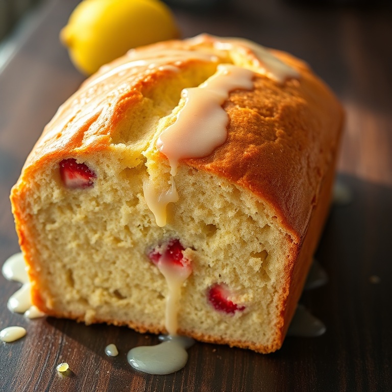 easy strawberry lemonade bread