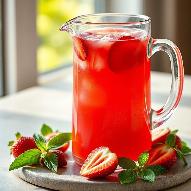 Easy Strawberry Lemonade Punch