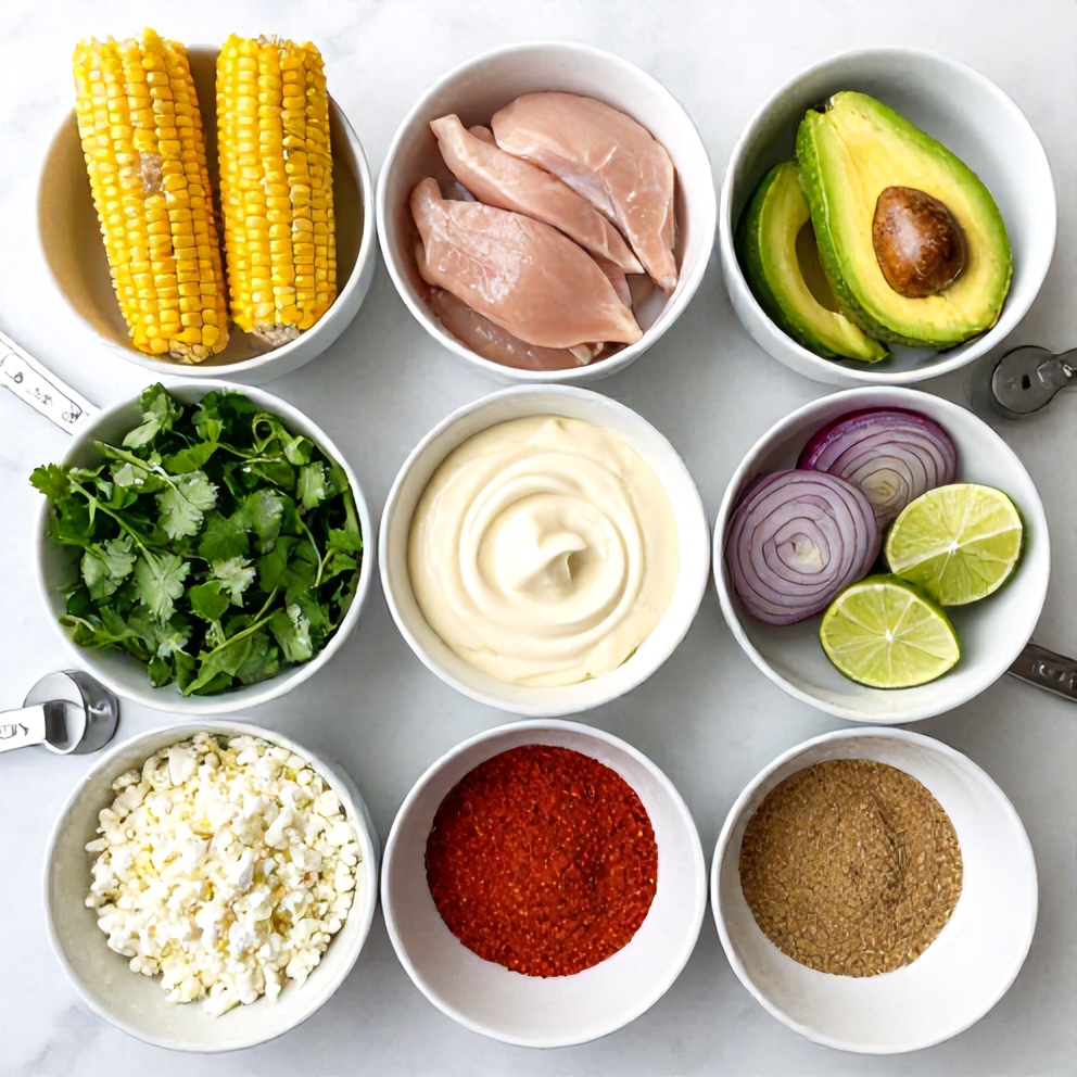 Street Corn Chicken Bowl Ingredients