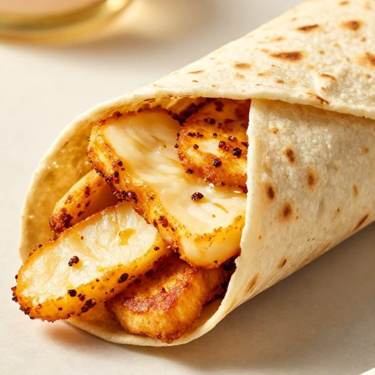 Easy Sweet Chili Halloumi Wraps
