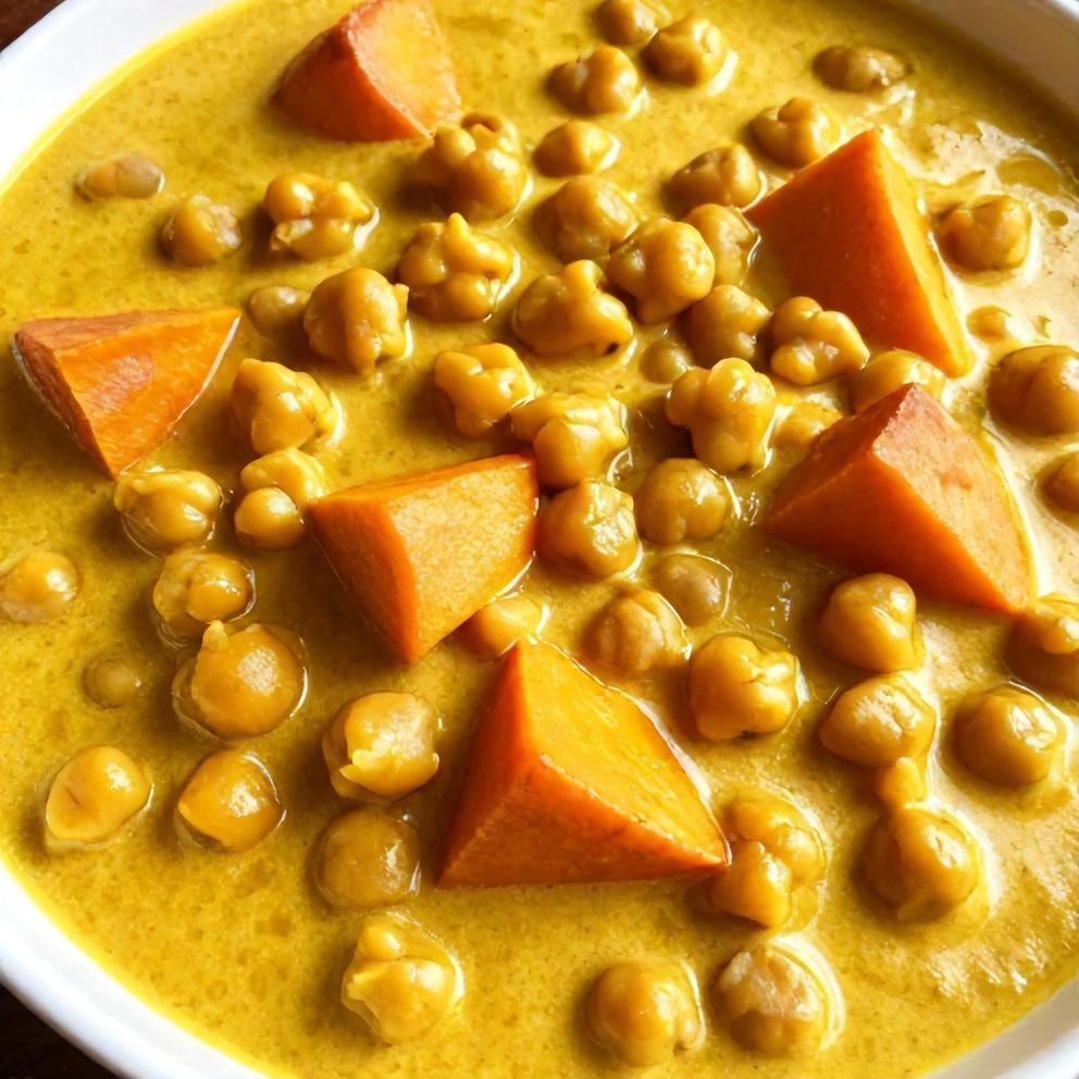 Easy Sweet Potato Chickpea Curry