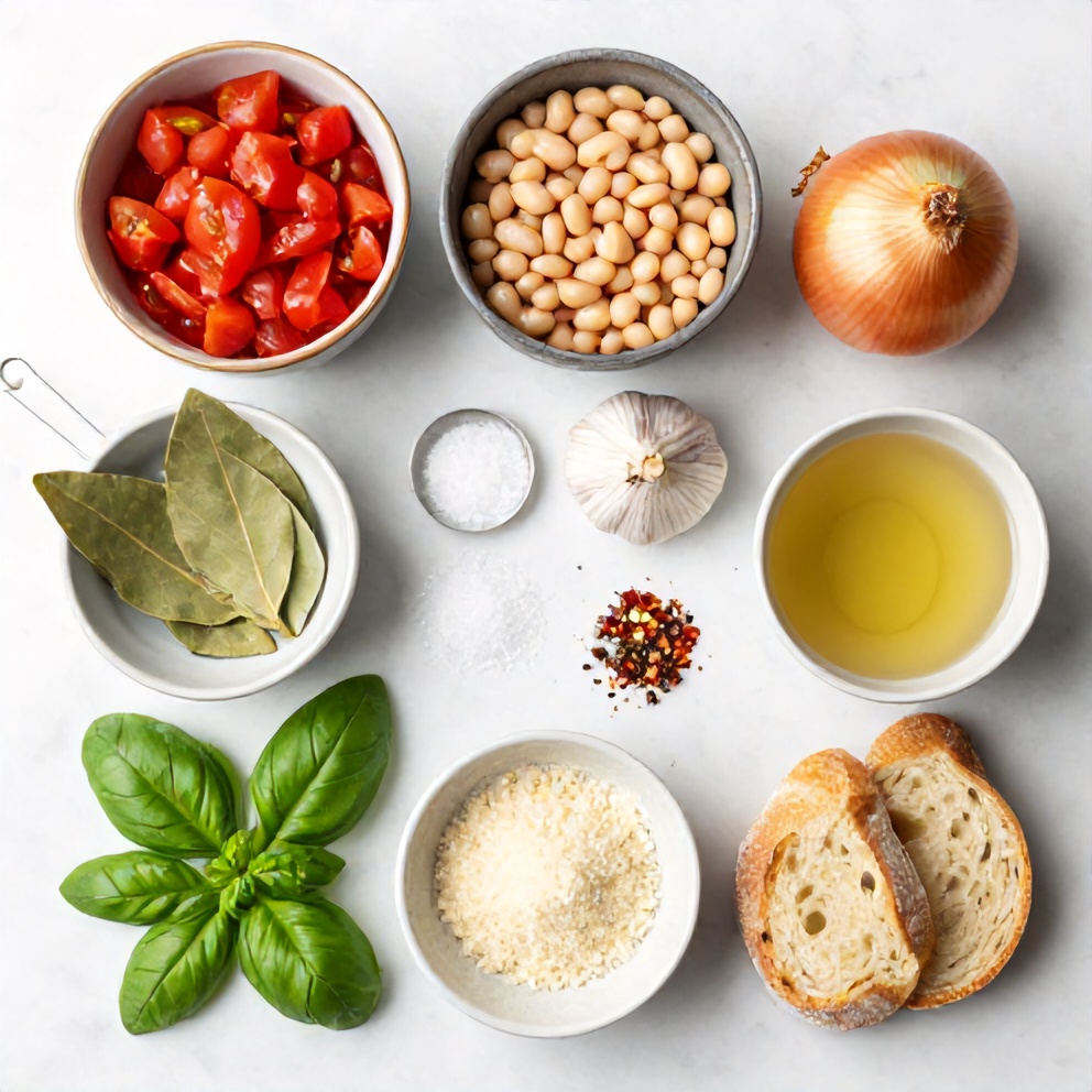Ingredients for Tomato and White Bean Soup