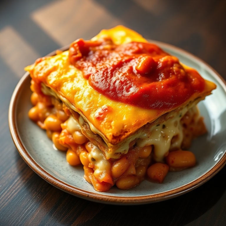 Easy Vegan Bean Bake