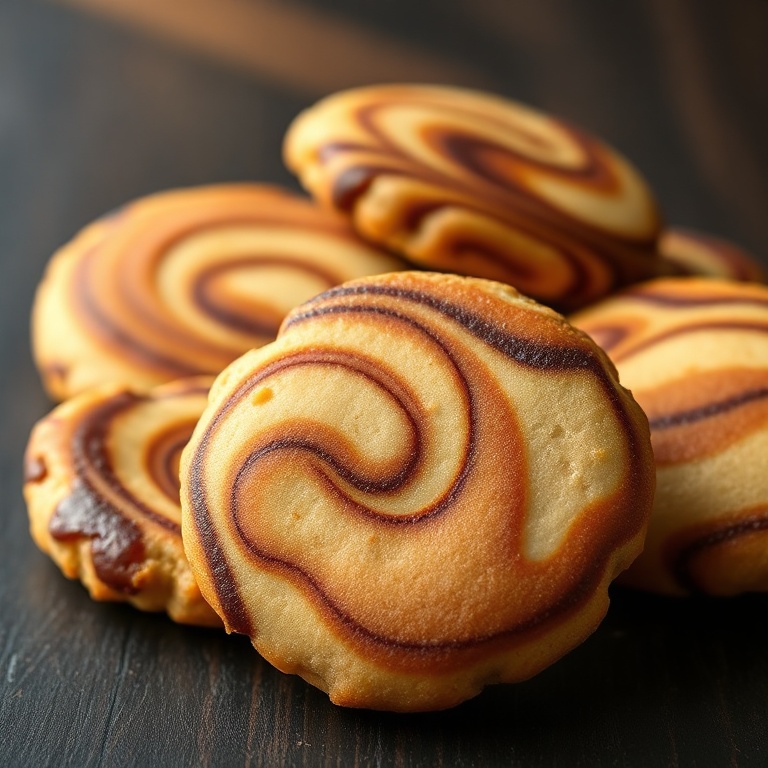 Easy Vietnamese Coffee Marble Cookies