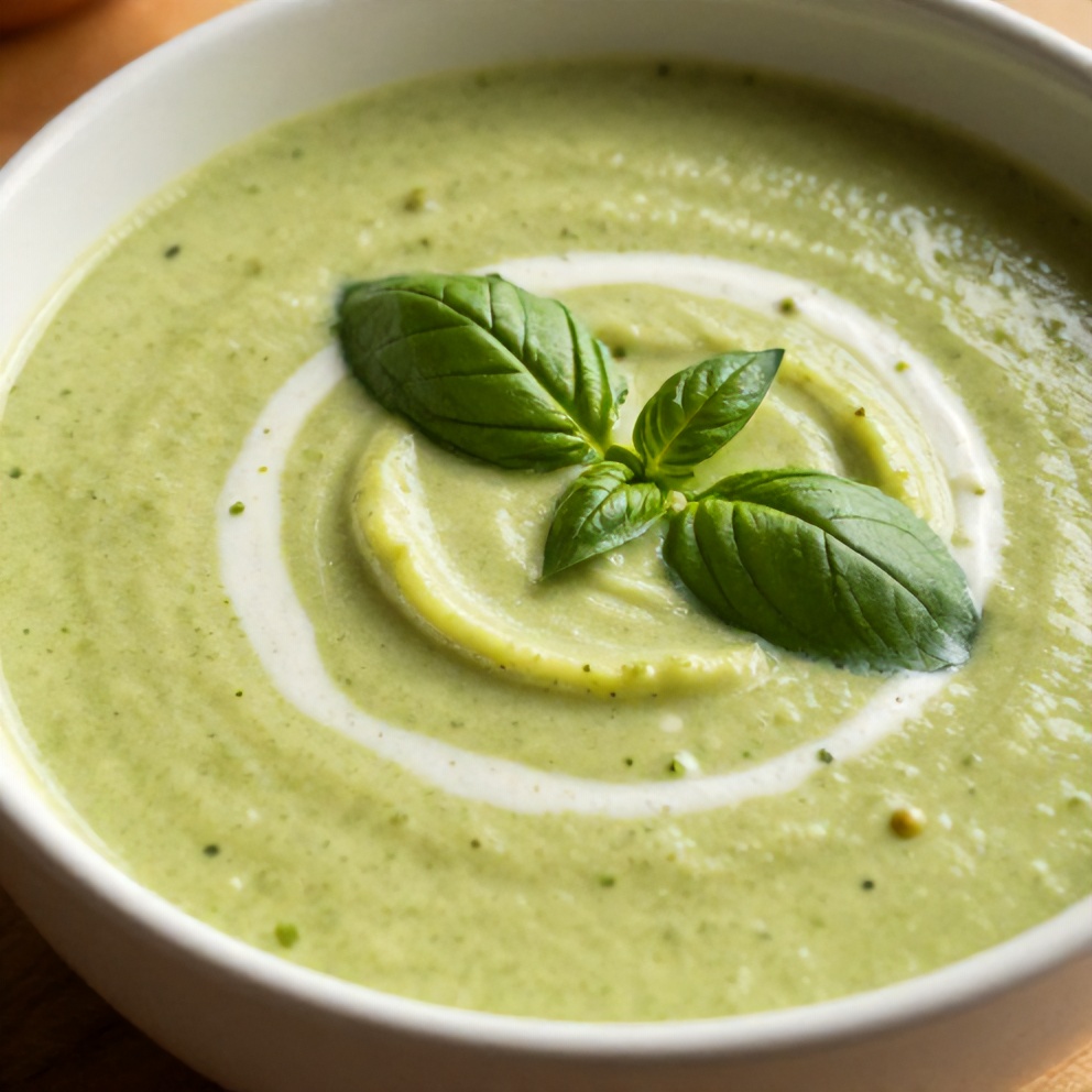 Easy Zucchini Basil Soup