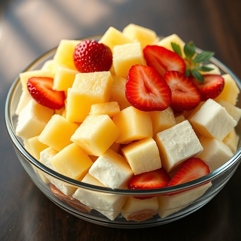 fresh Hawaiian cheesecake fruit salad