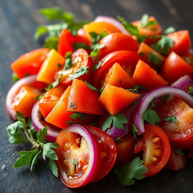 Fresh Heirloom Tomato Salad