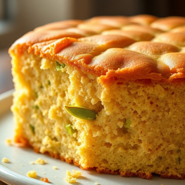Gooey Pistachio Butter Cake