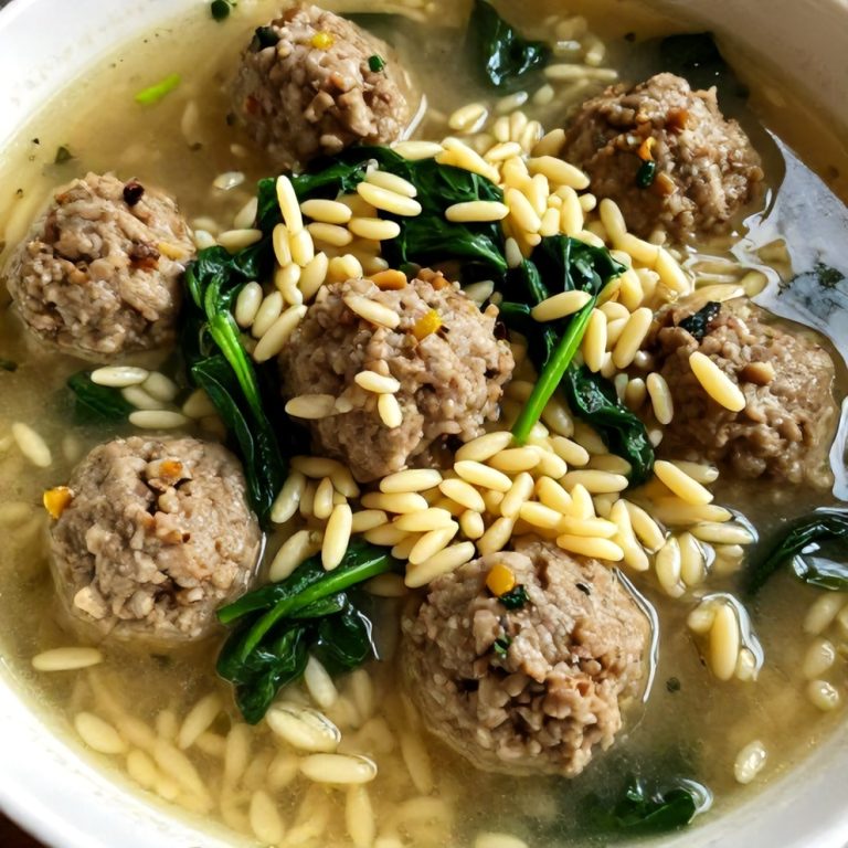 Hearty Turkey Meatball Soup