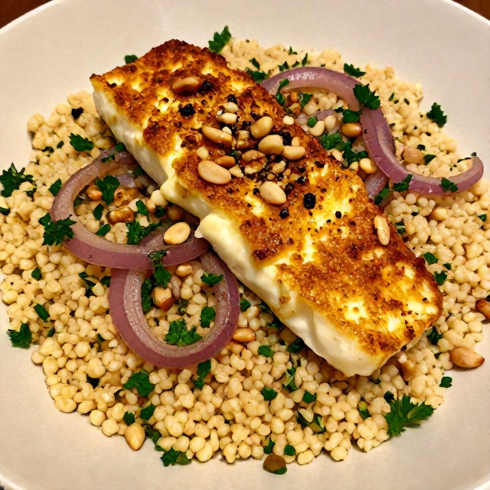 Honey Halloumi Couscous Salad Ready to Serve