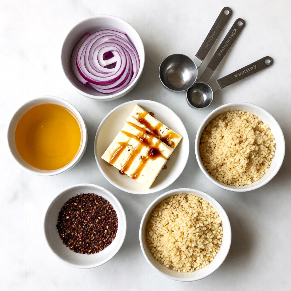 Honey Halloumi Couscous Salad Ingredients