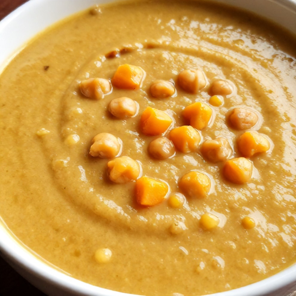 Moroccan Sweet Potato Chickpea Soup