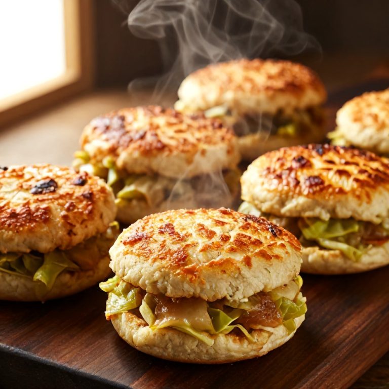 oven baked cabbage burgers