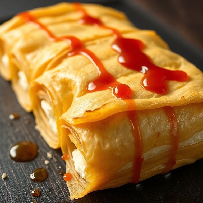 oven baked feta rolls