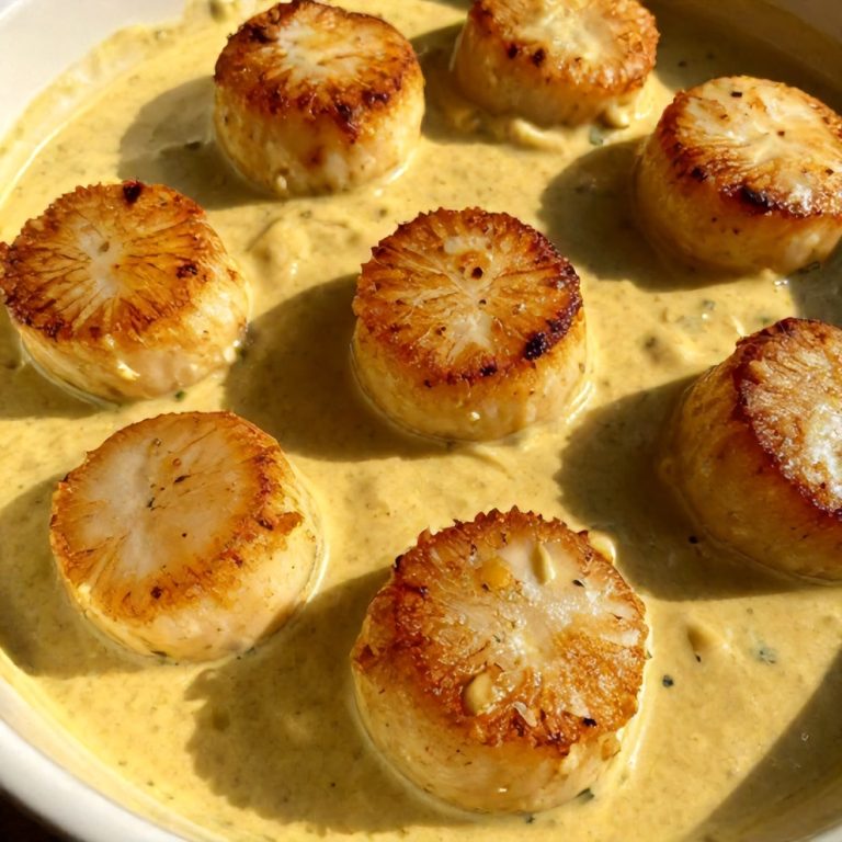 Quick Cajun Scallops