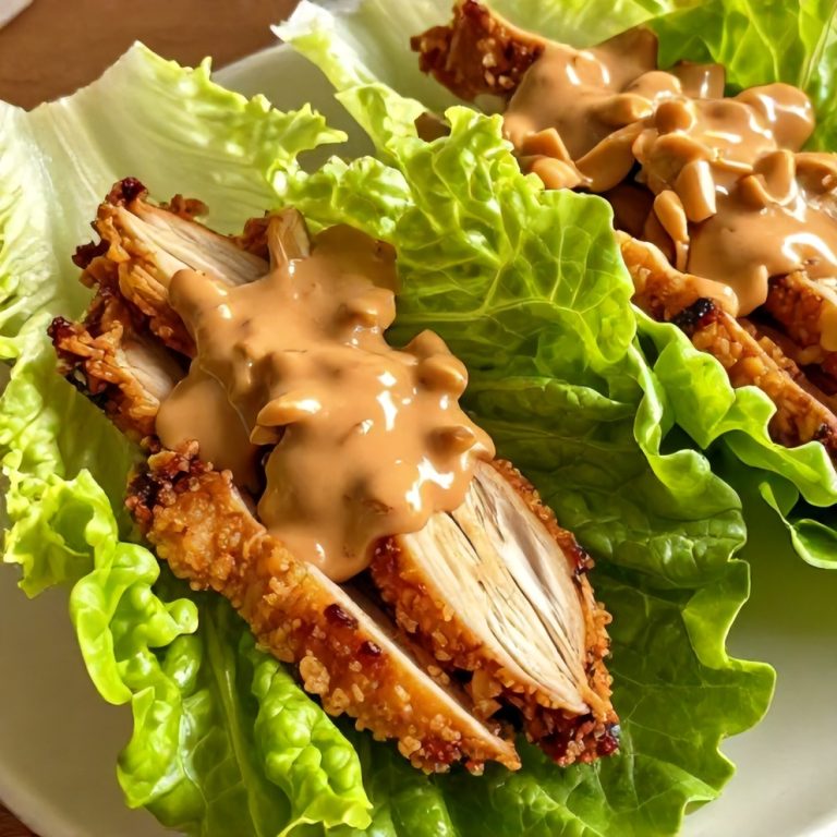 Quick High Protein Chicken Lettuce Wraps