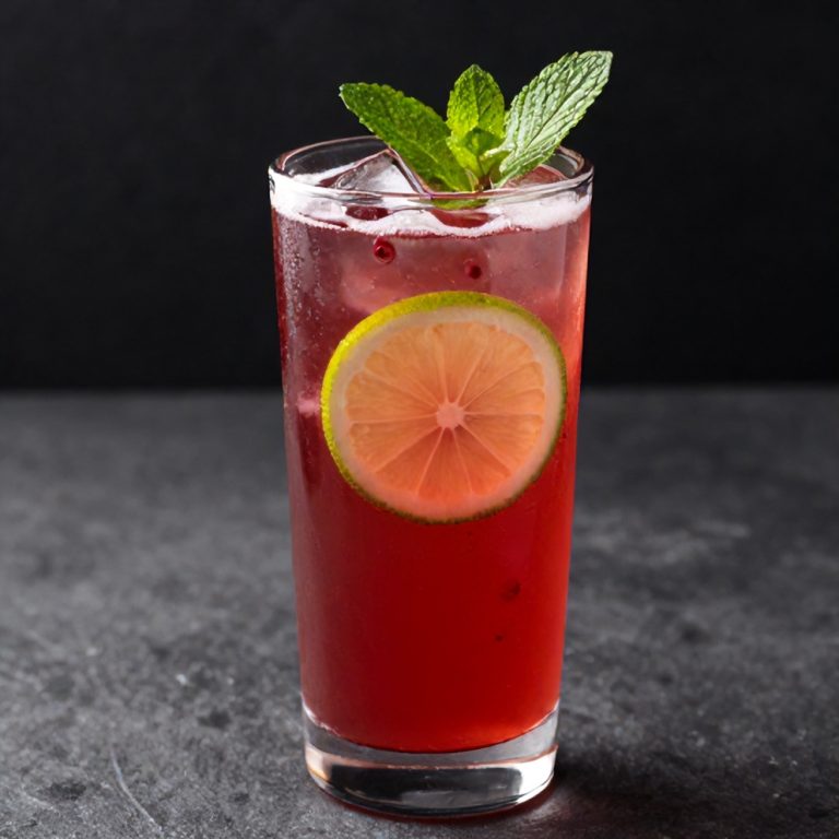 Refreshing Hibiscus Tea Spritzer