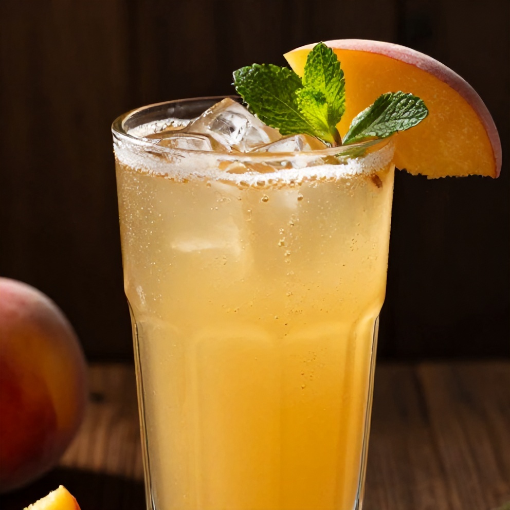 peach ginger lemonade