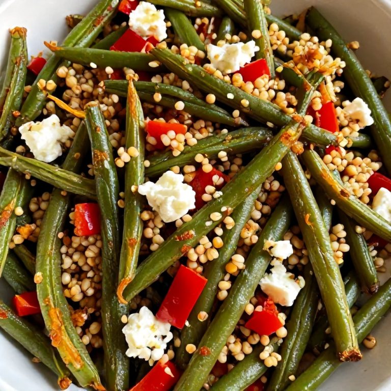 Roasted Green Bean Quinoa Salad