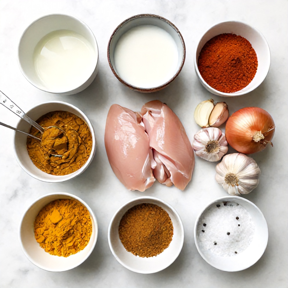 Ingredients for Slow Cooker Chicken Curry