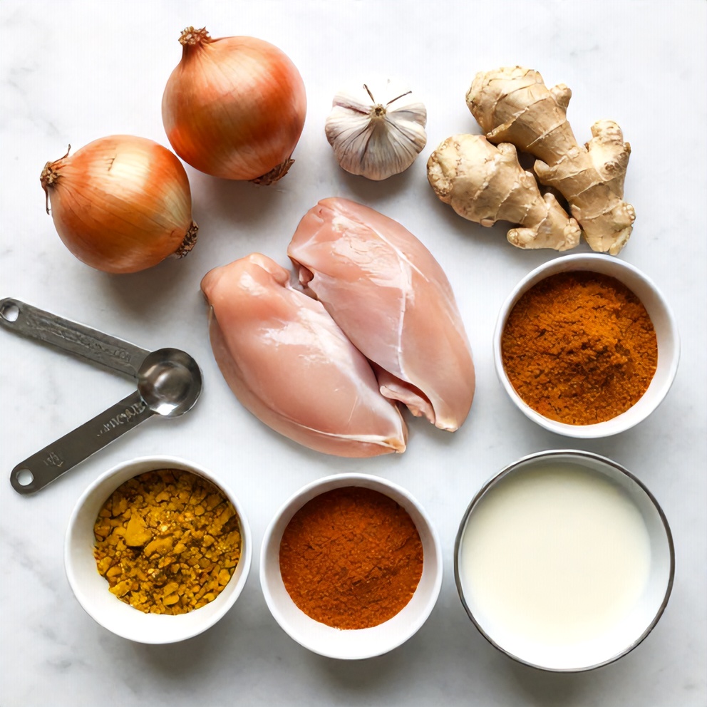 Slow Cooker Chicken Curry Ingredients