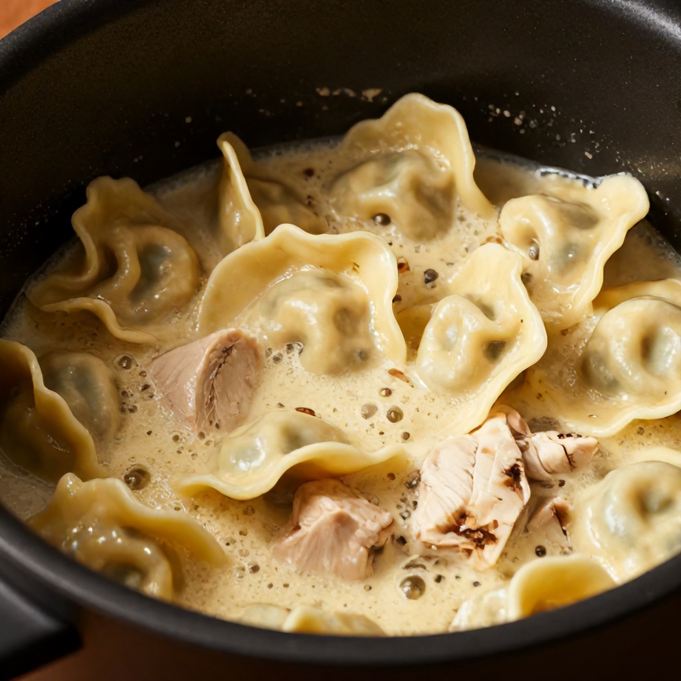 slow cooker chicken tortellini