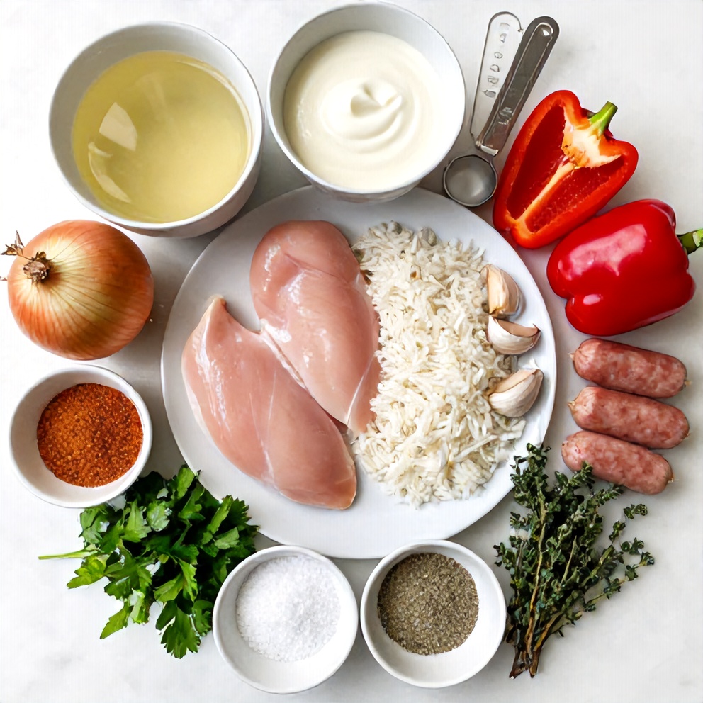 Southern Chicken Bog Ingredients