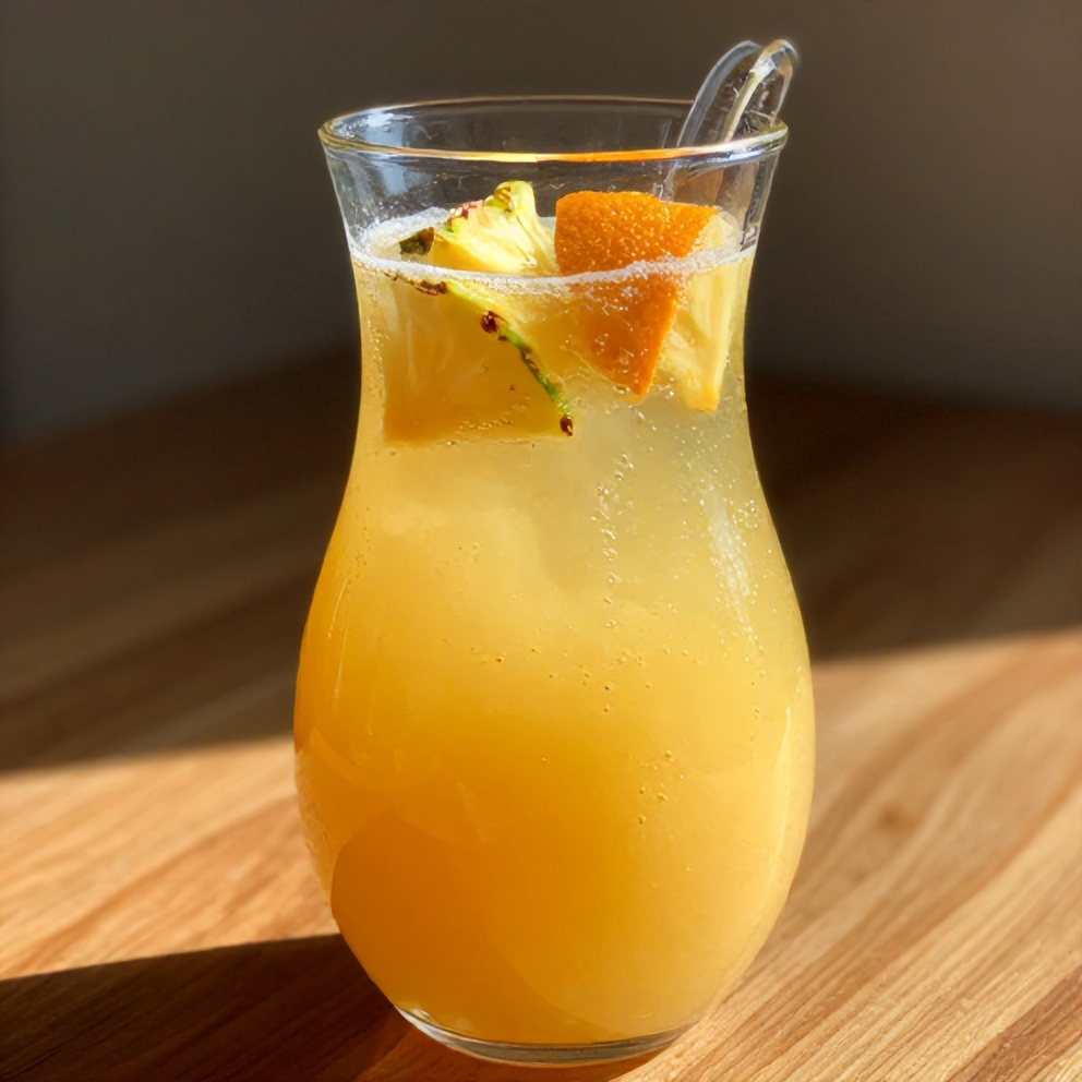 sparkling fruit punch