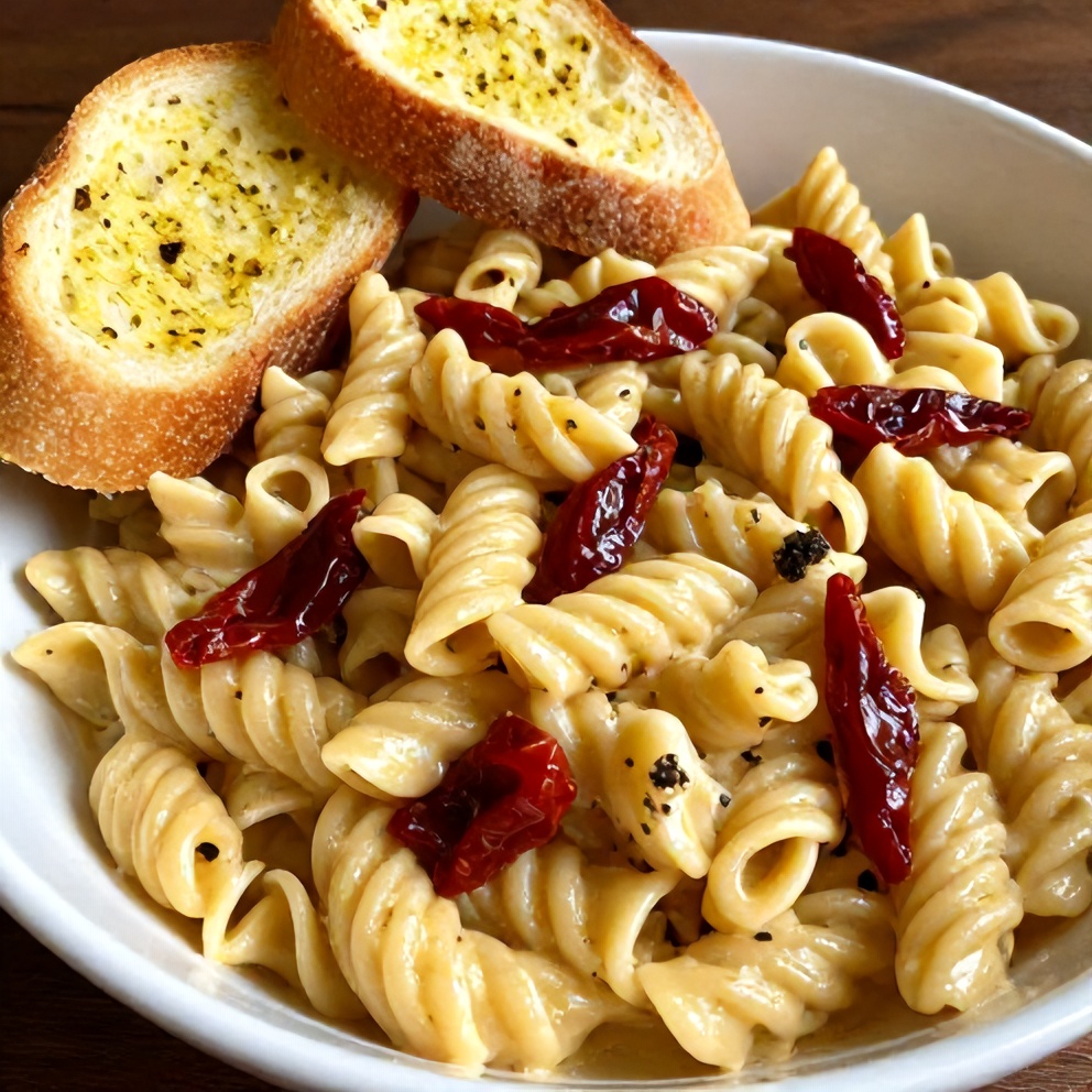 vegan sun dried tomato pasta