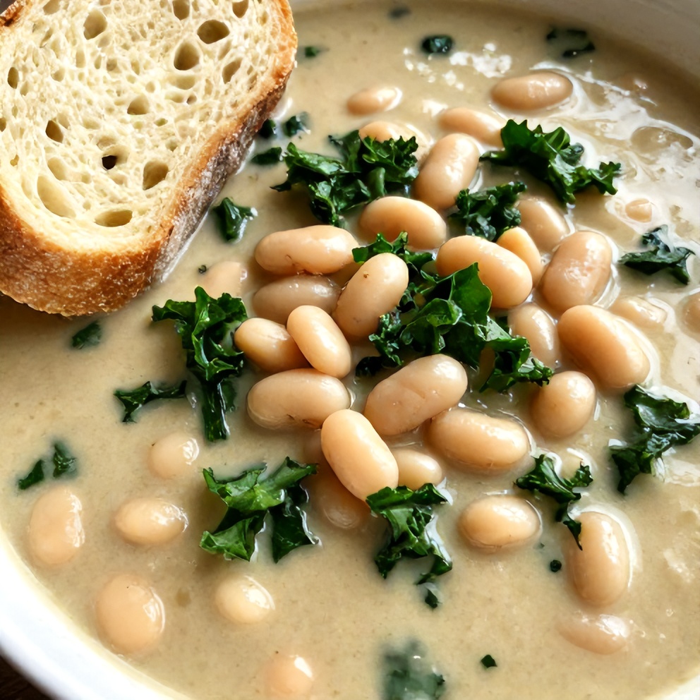 white bean and kale soup