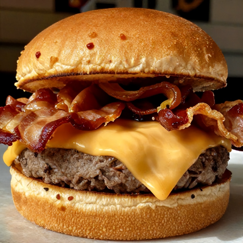 Bacon Double Smash Burger