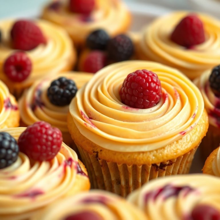 berry cream cheese muffins