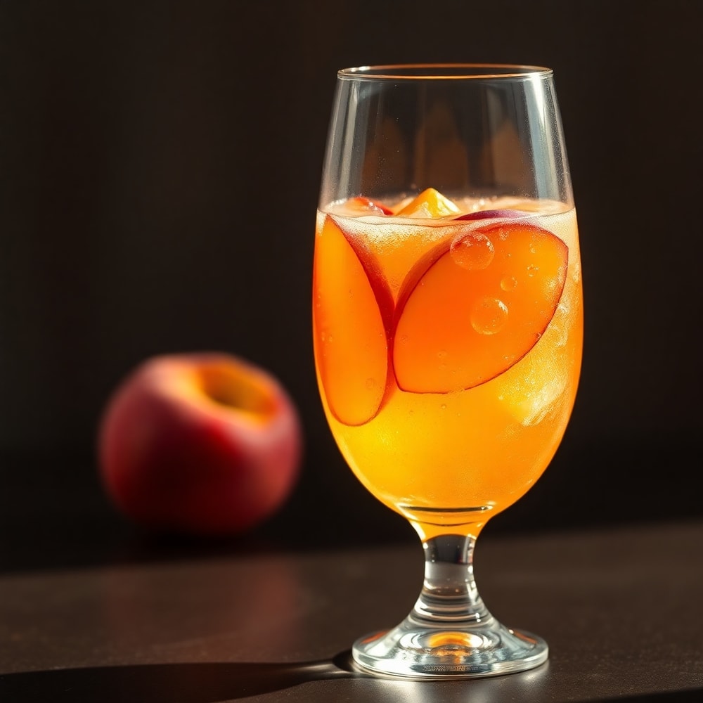 Champagne Peach Sangria