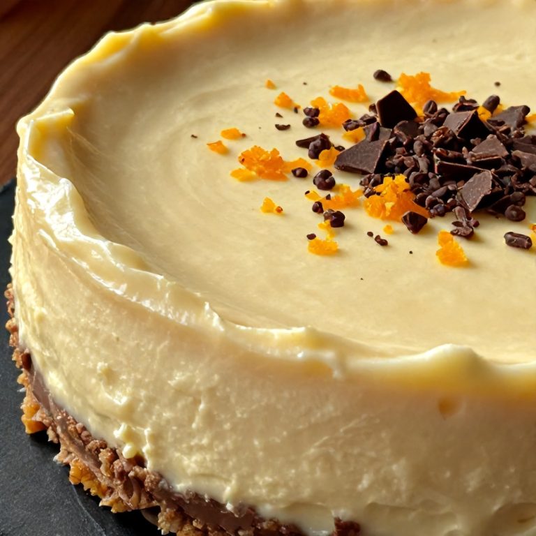 chocolate orange cheesecake
