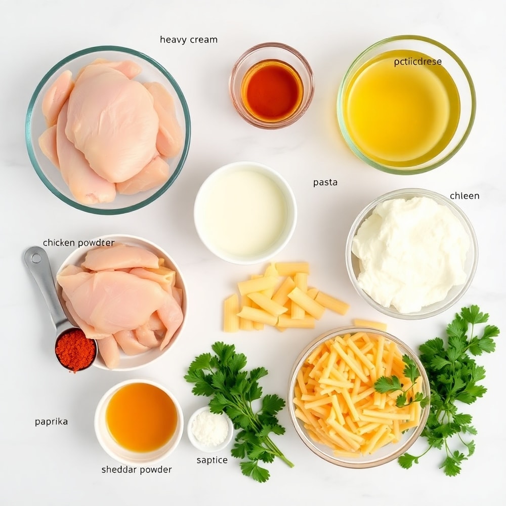 Crack Chicken Pasta Ingredients