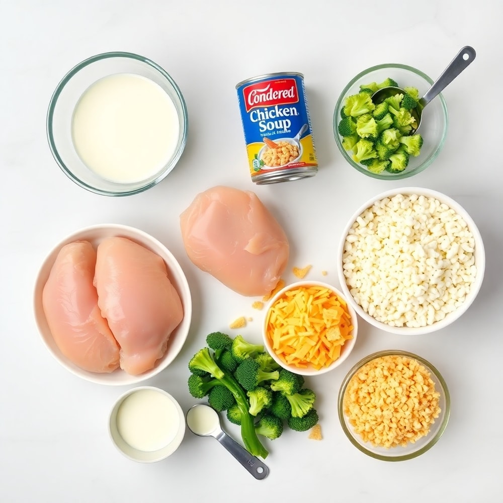 Chicken Broccoli Rice Casserole Ingredients