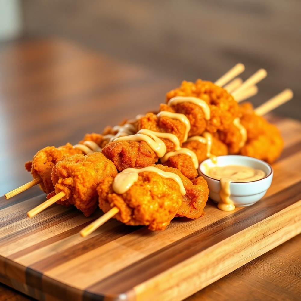 Bang Bang Chicken Skewers