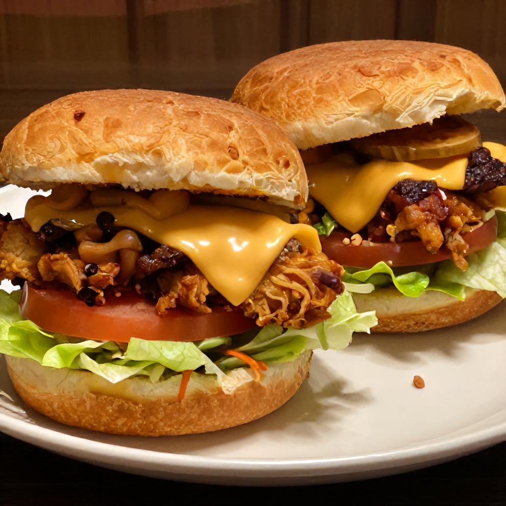 Plated Crack Chicken Sliders on Hawaiian Rolls