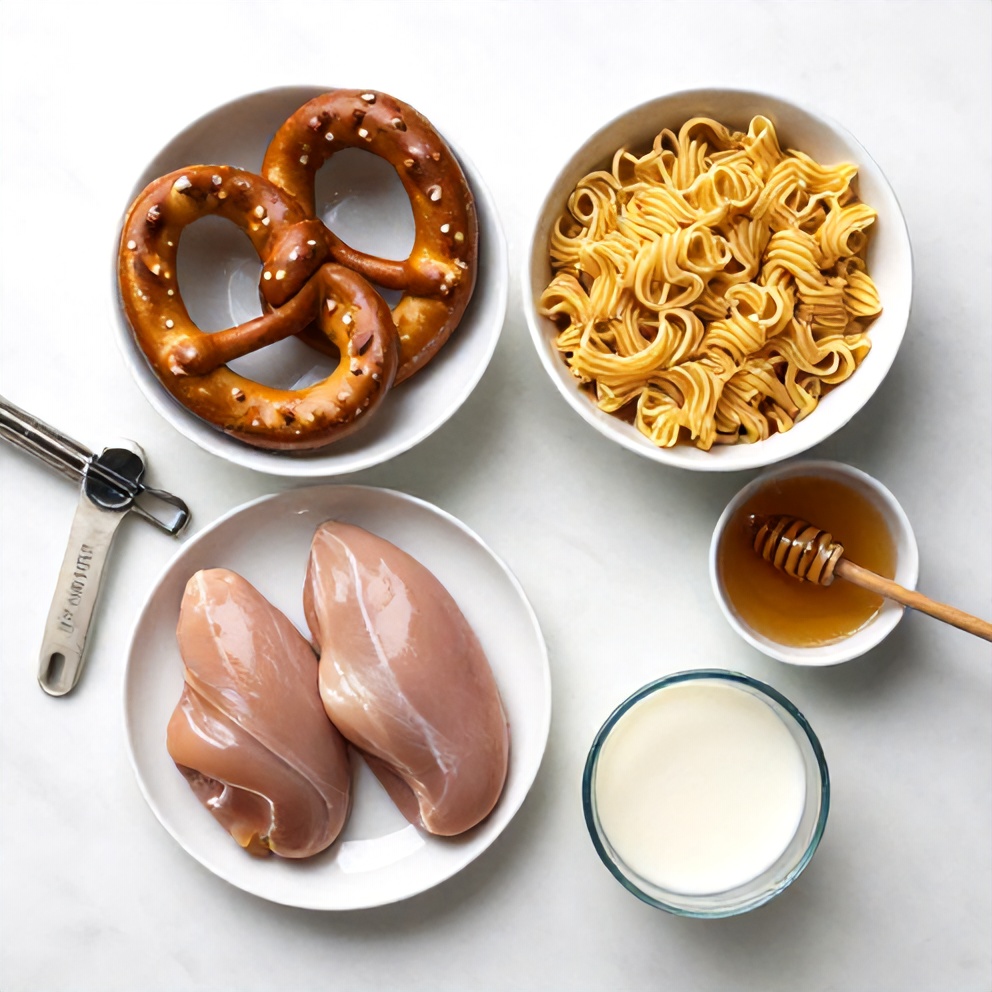 Honey Pretzel Chicken Macaroni Ingredients