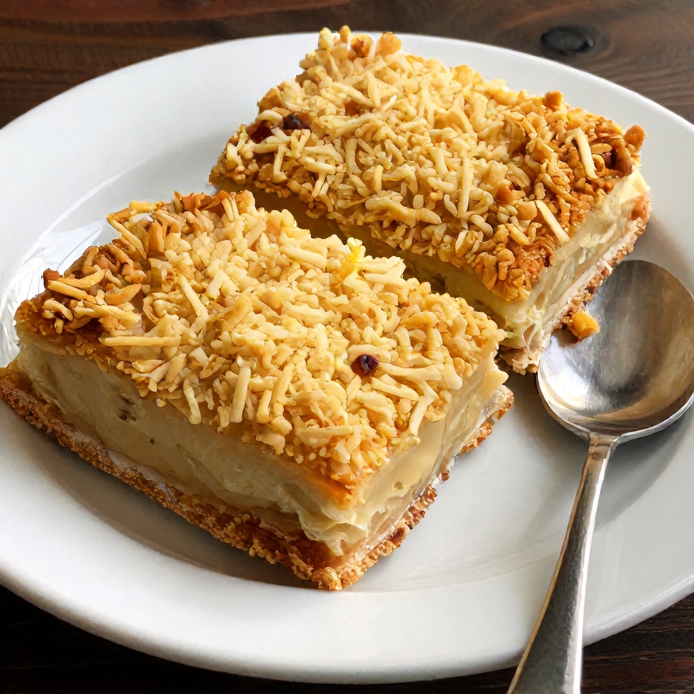 Lemon Crumb Bars on a dessert plate with a spoon