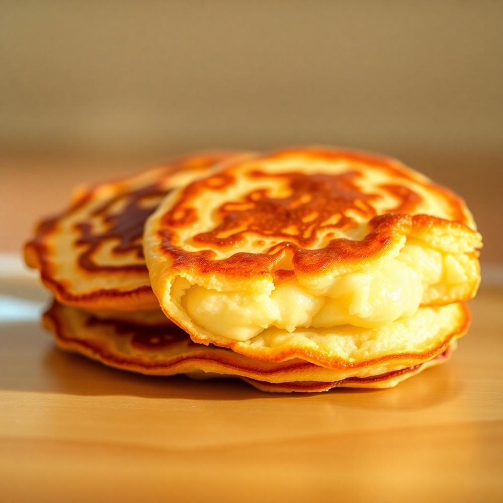 crispy lion pancakes